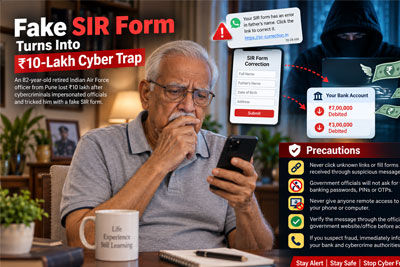 Fake SIR Form Turns Into ₹10-Lakh Cyber Trap
